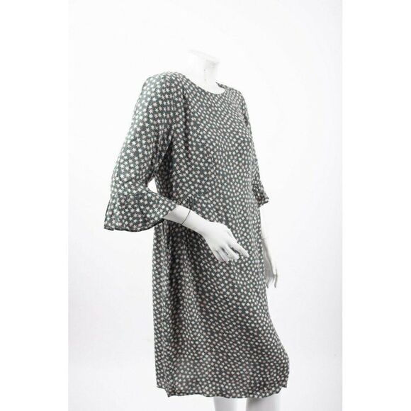 Boden Womens Green Printed Hyacinth Dress US 10L - Picture 4 of 7